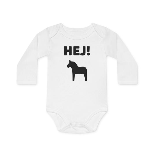 Organic Baby Bodysuit with HEJ! Design - Cute & Comfy Baby Apparel for Celebrations