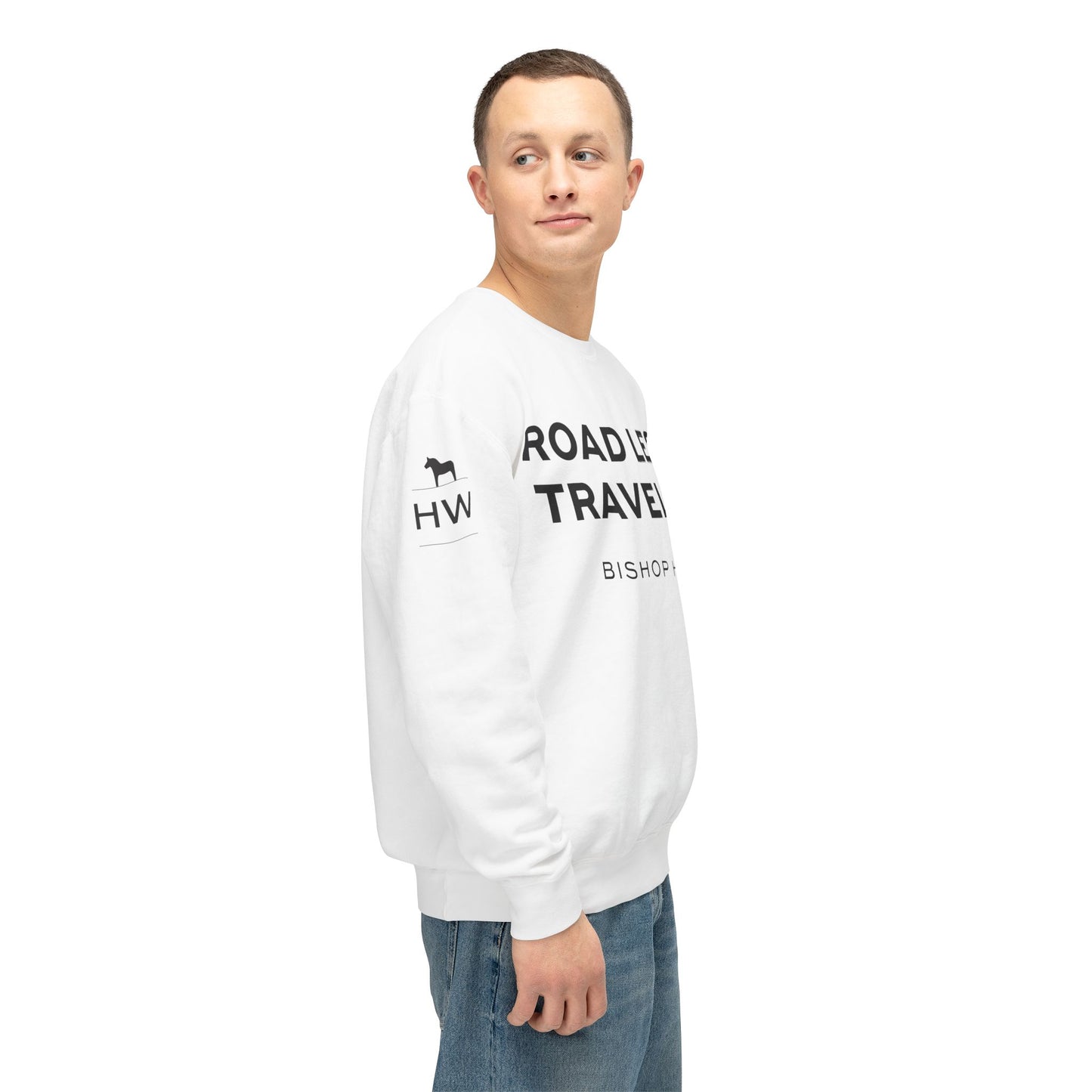 Road Less Traveled Unisex Lightweight Crewneck Sweatshirt