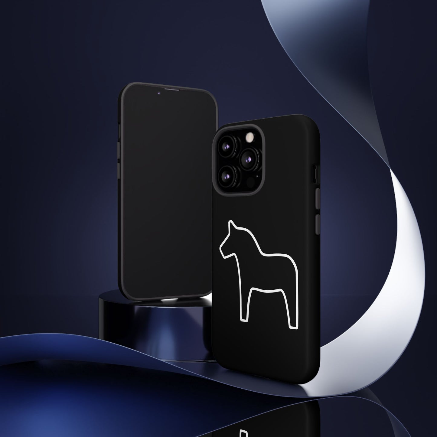 Dala Horse Black Tough Cases