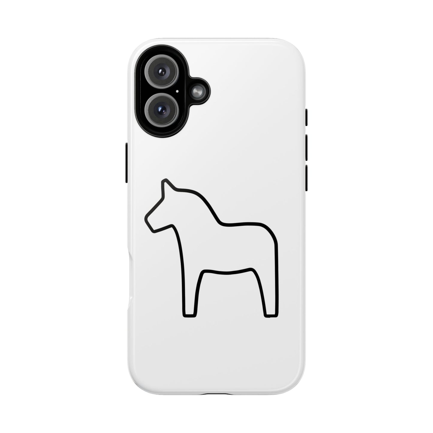 Dala Horse White Tough Cases