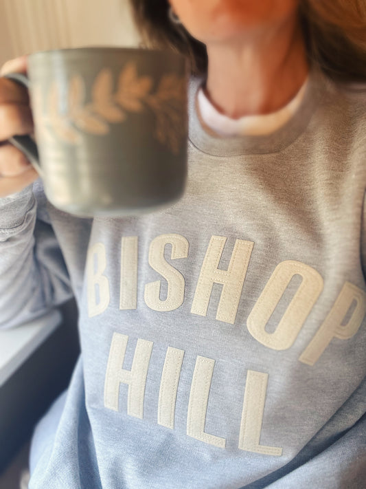 Letterman Crewneck Sweatshirt BISHOP HILL, Grey