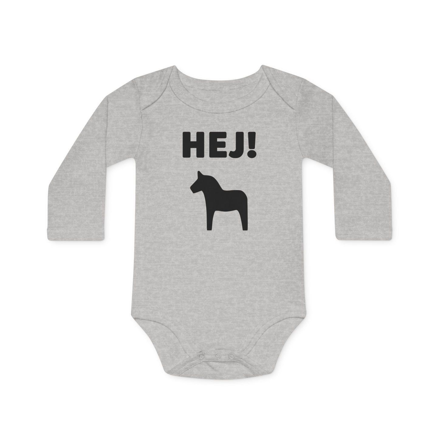 Organic Baby Bodysuit with HEJ! Design - Cute & Comfy Baby Apparel for Celebrations