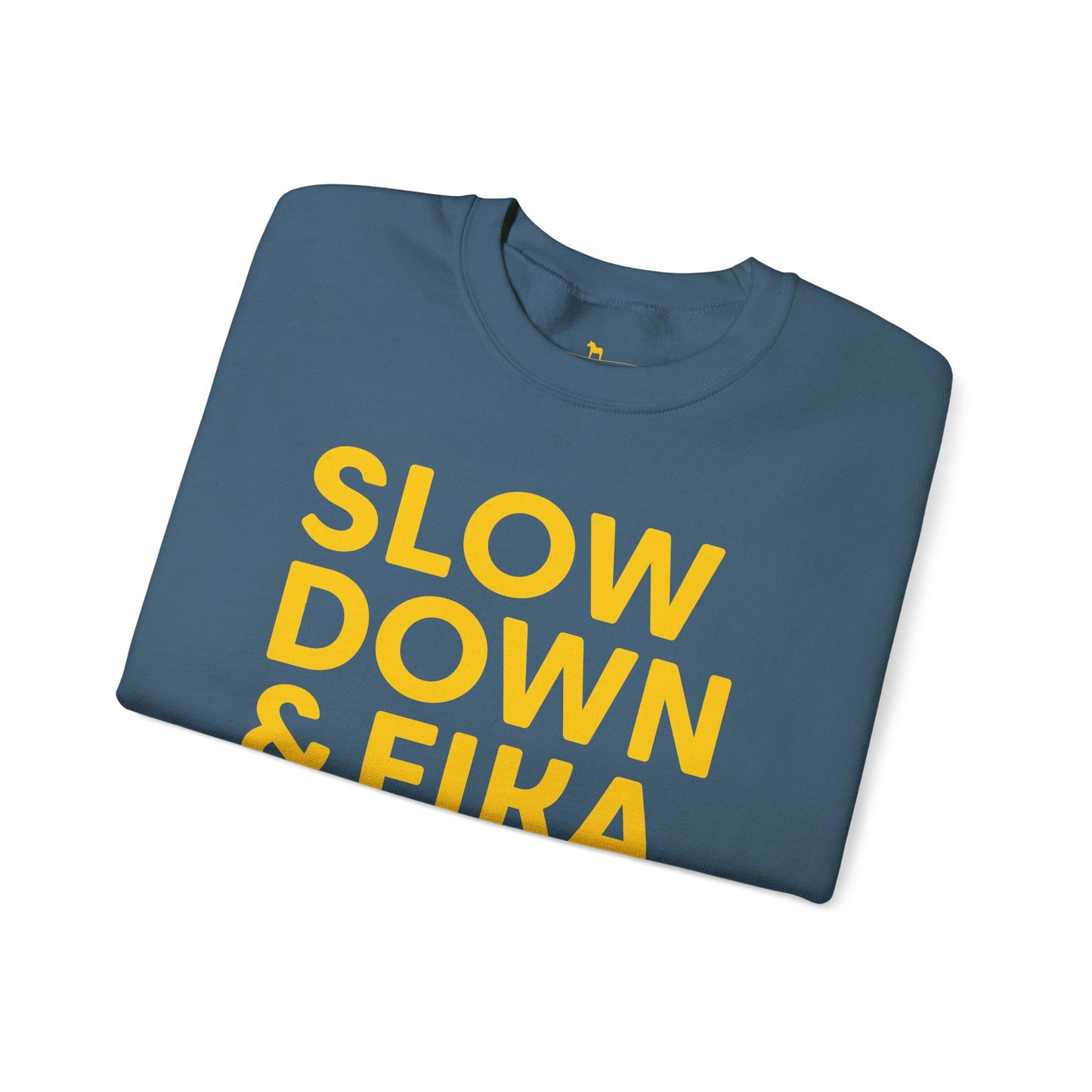 SLOW DOWN & FIKA Unisex Heavy Blend™ Crewneck Sweatshirt