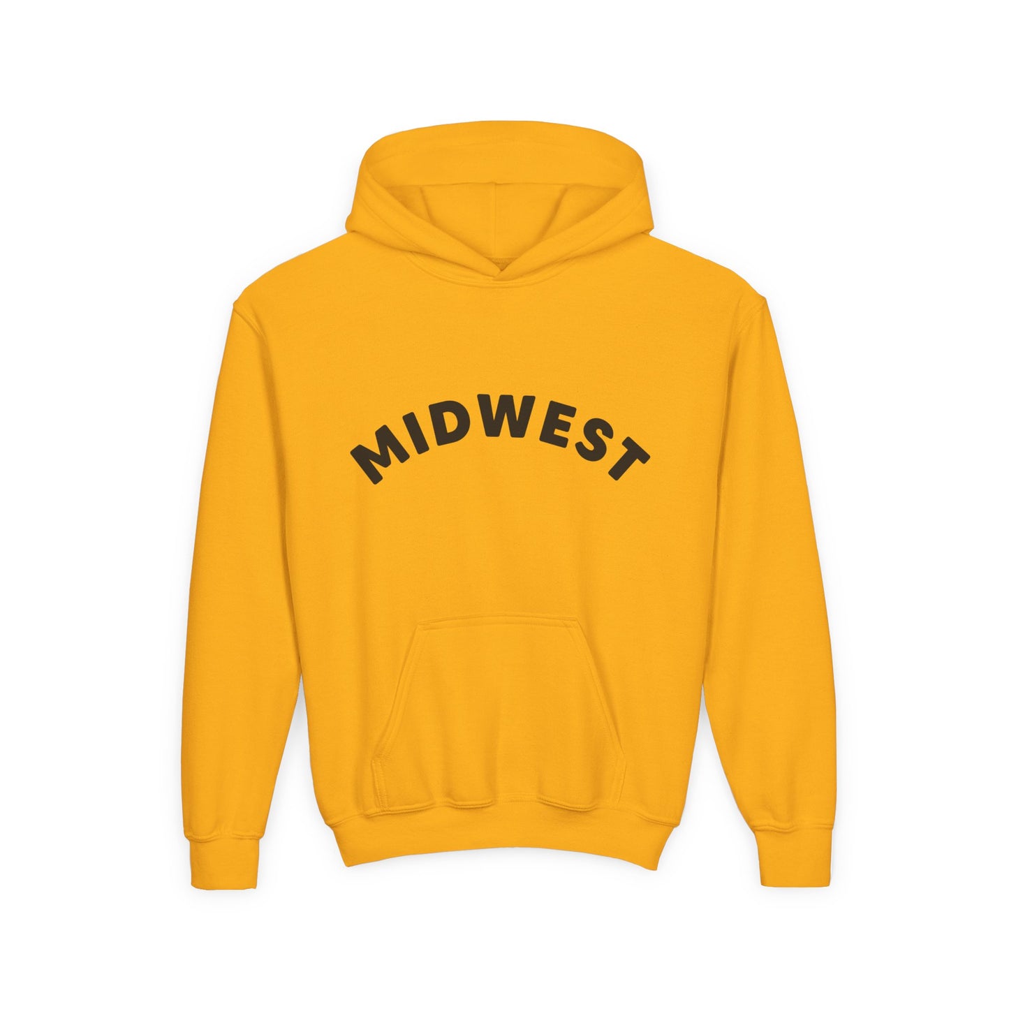Midwest Is Best Hoodie with Dala Horse Design