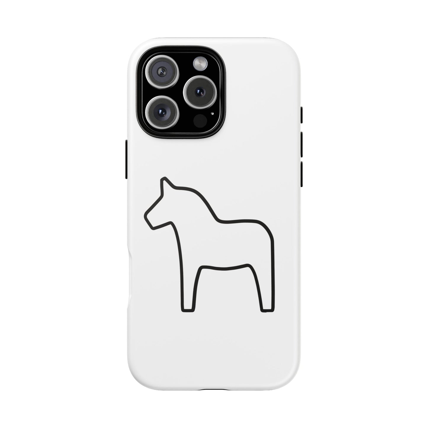 Dala Horse White Tough Cases