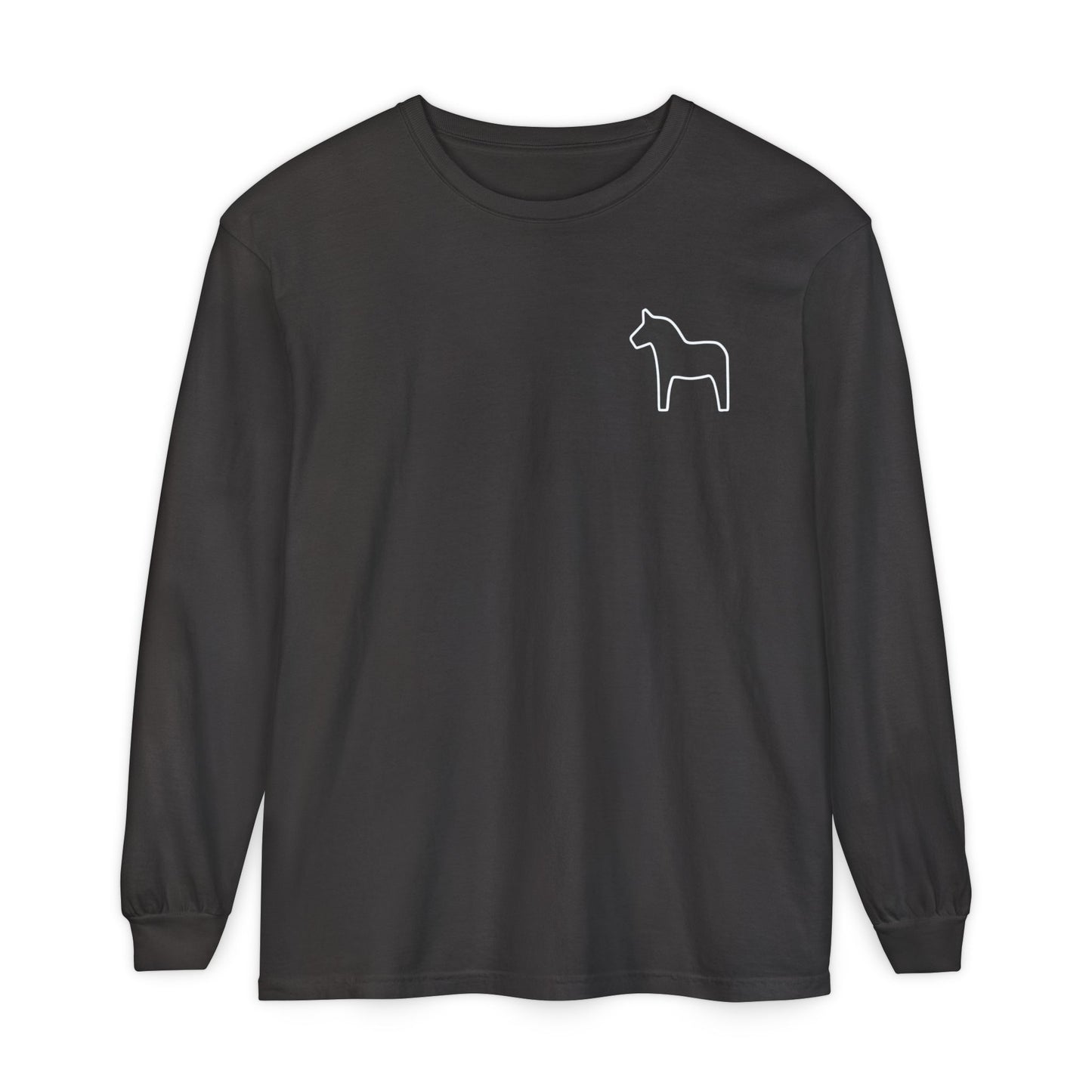 Powered by Lutefisk - Classic Long Sleeve Tee — Garment-Dyed Comfort