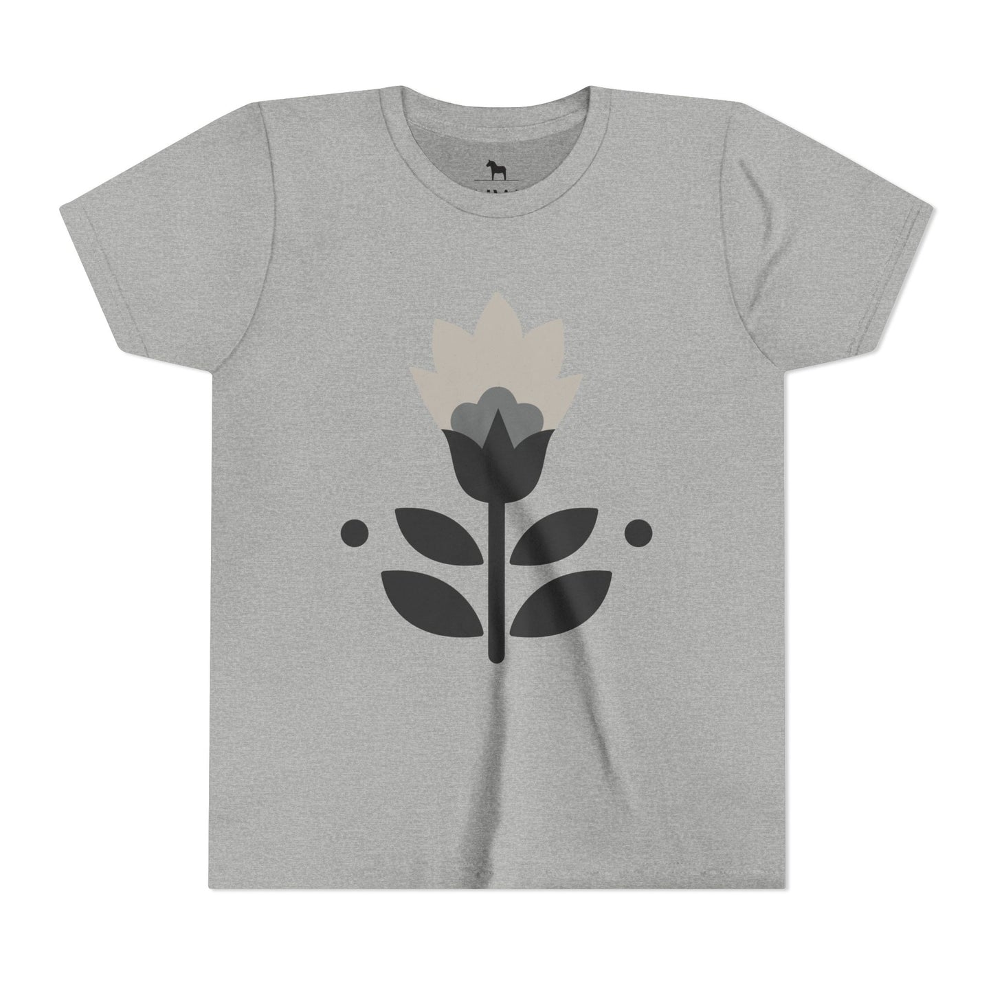 Kids T-Shirt - H WYATT Dala Horse - Symbol of Sweden - Courage and Warrior Spirit